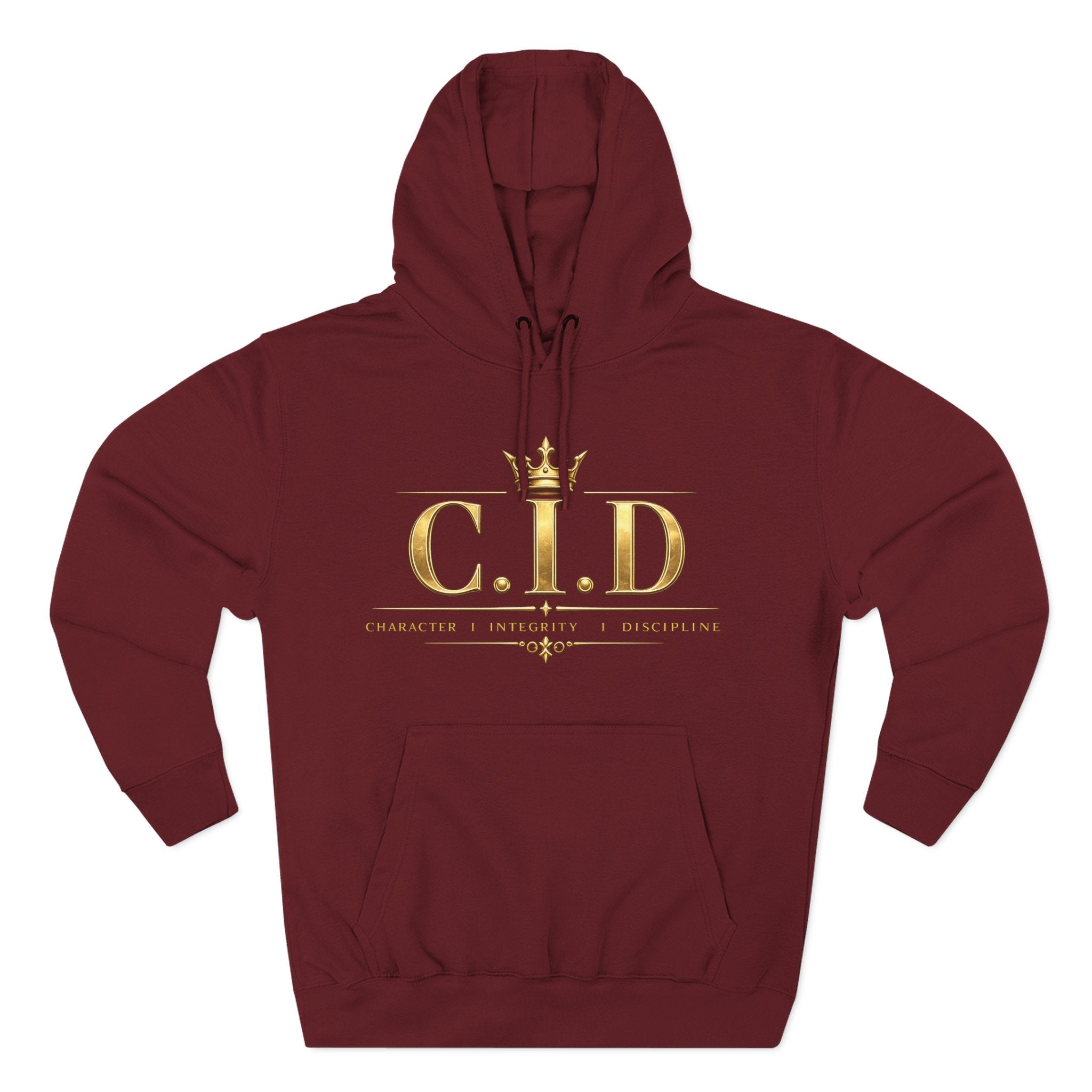 Gold text Unisex Heavyweight Hooded Sweatshirt