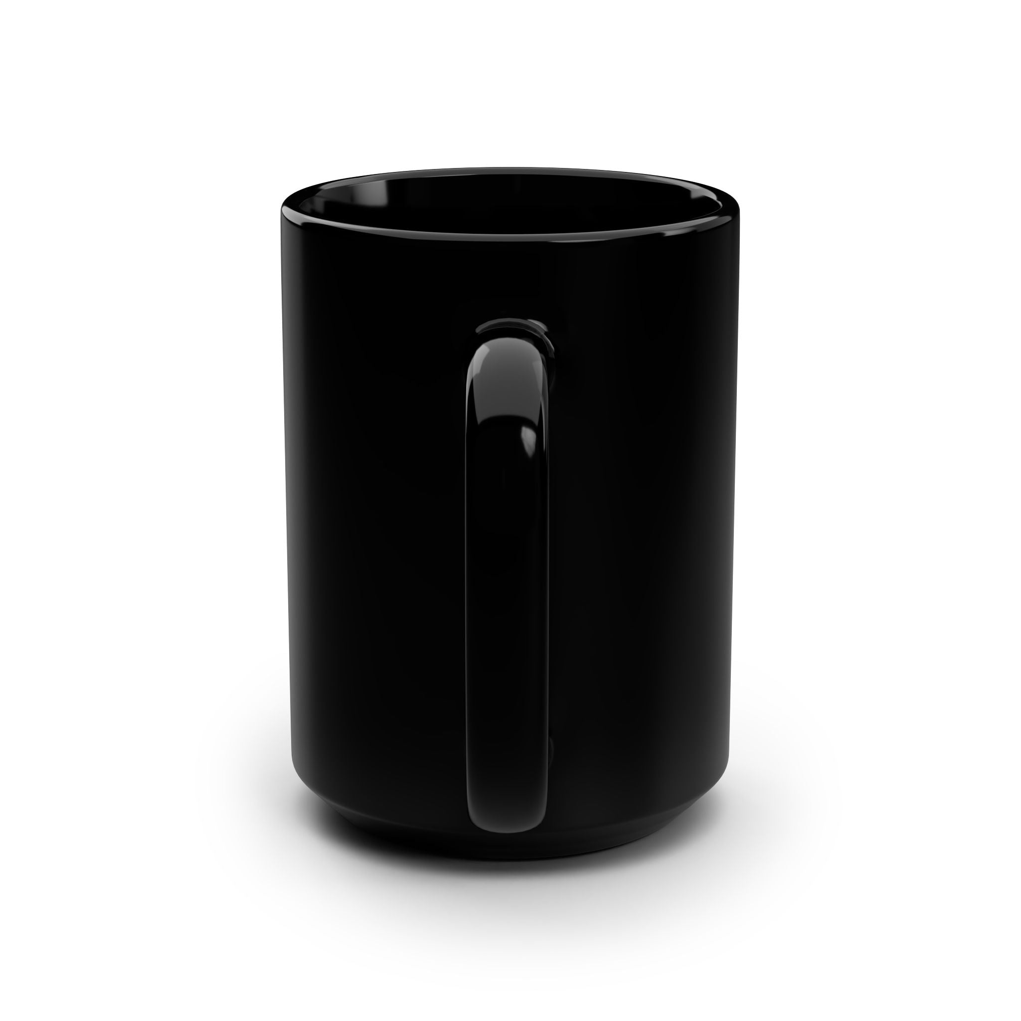 MM logo Black Mug, 15oz | Pink