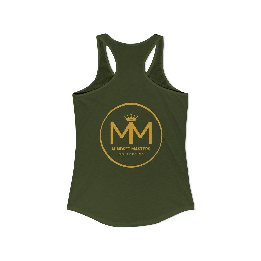Mindset Master Podcast Racerback Tank — Women's Workout Tank