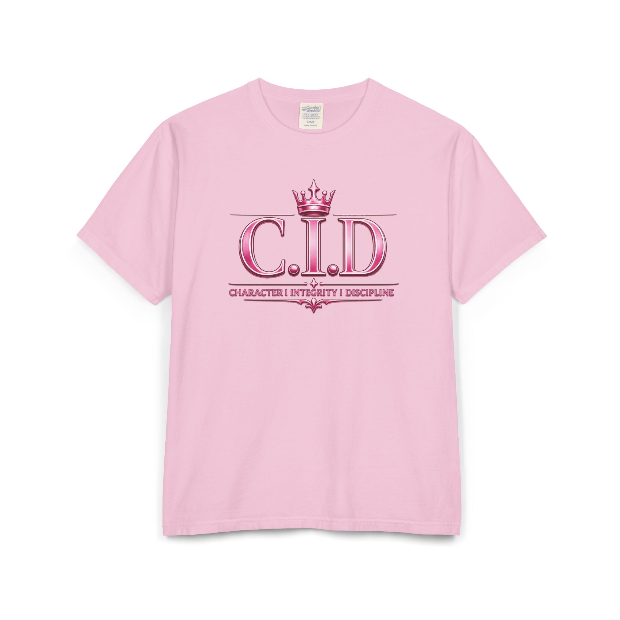 C.I.D Signature Tee | Pink Font