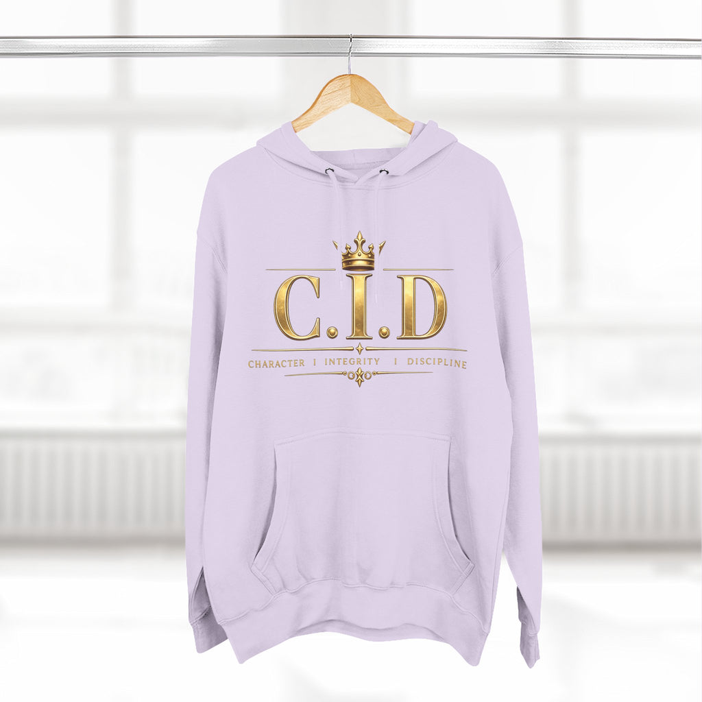 Gold text Unisex Heavyweight Hooded Sweatshirt