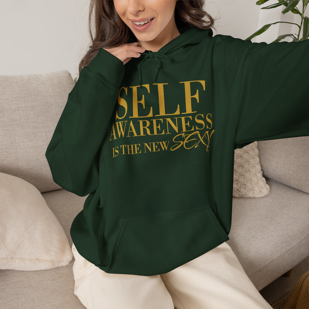 Self Awareness Is The New Sexy Hoodie — Motivational Graphic Sweatshirt