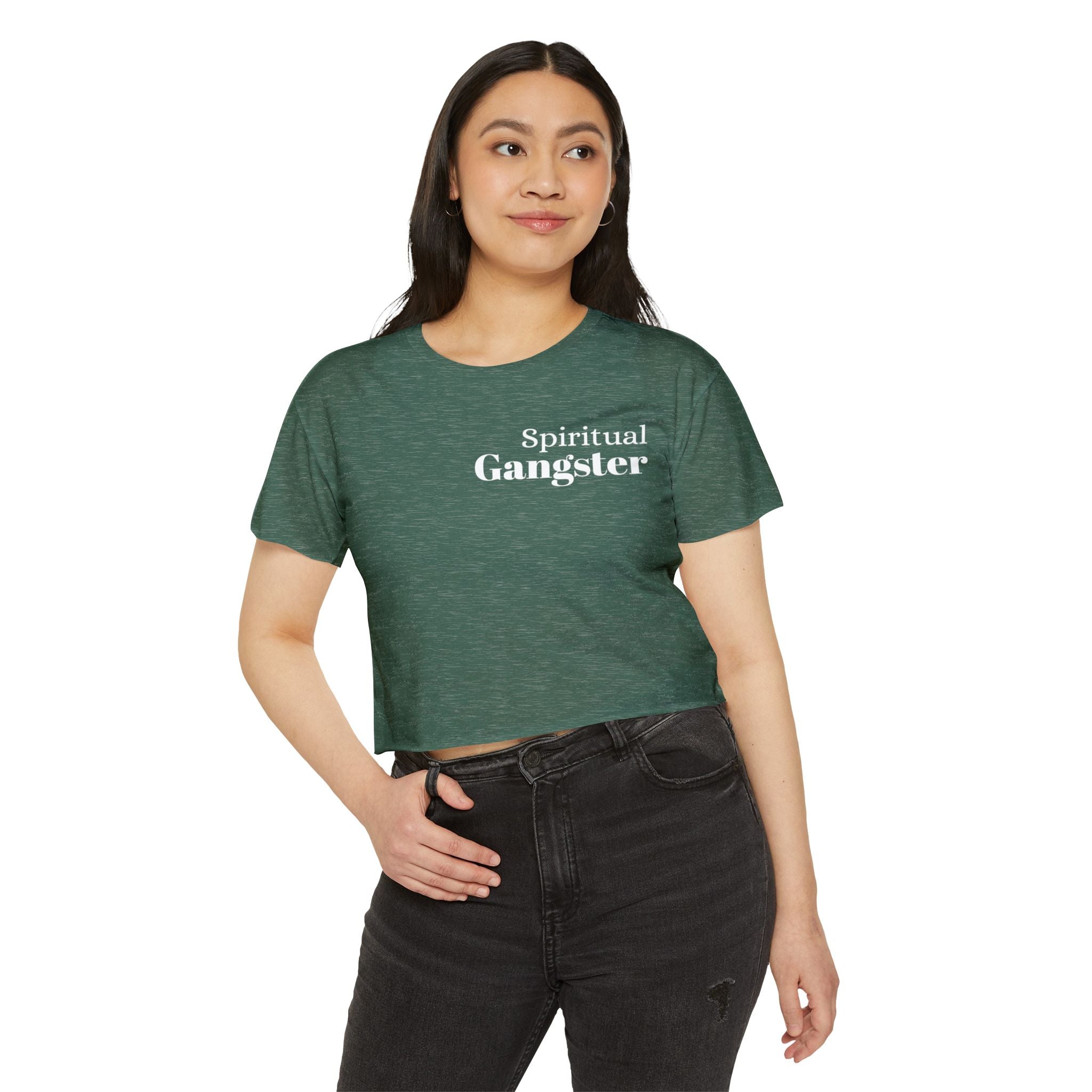 Spiritual Gangster Women's Festival Crop Top