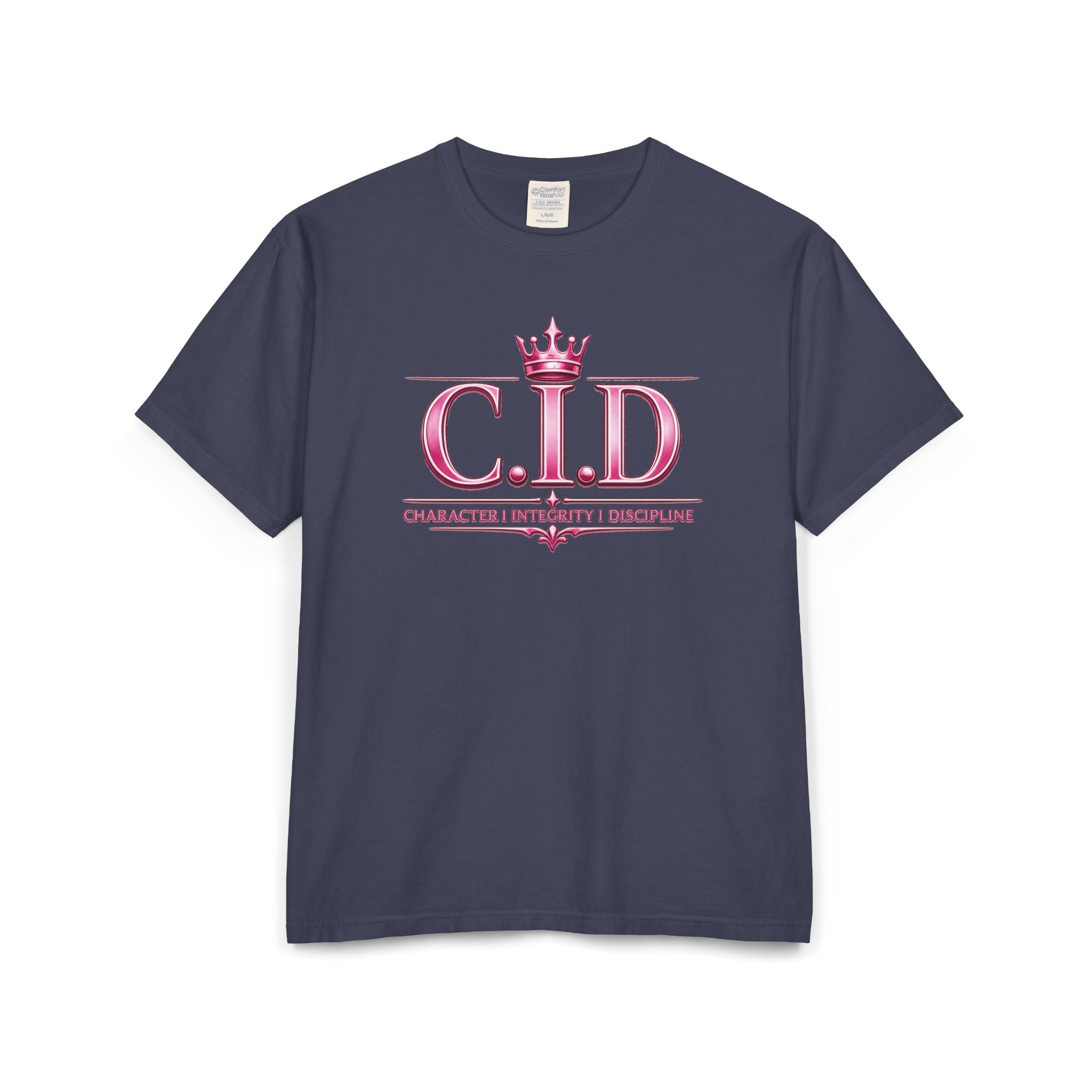 C.I.D Signature Tee | Pink Font