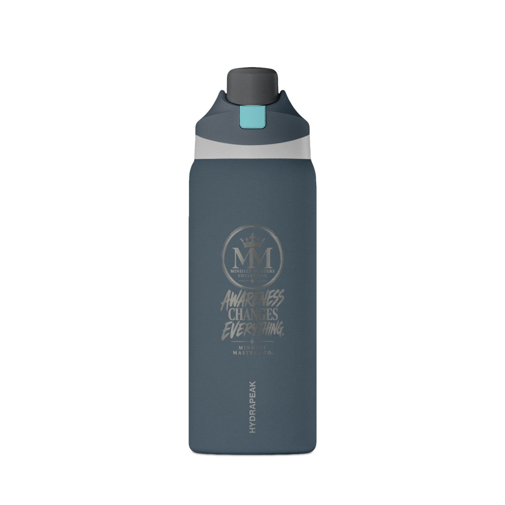 Awareness Changes Everything 32oz Insulated Water Bottle — Mindful Hydration for Gym, Travel & Daily Commute