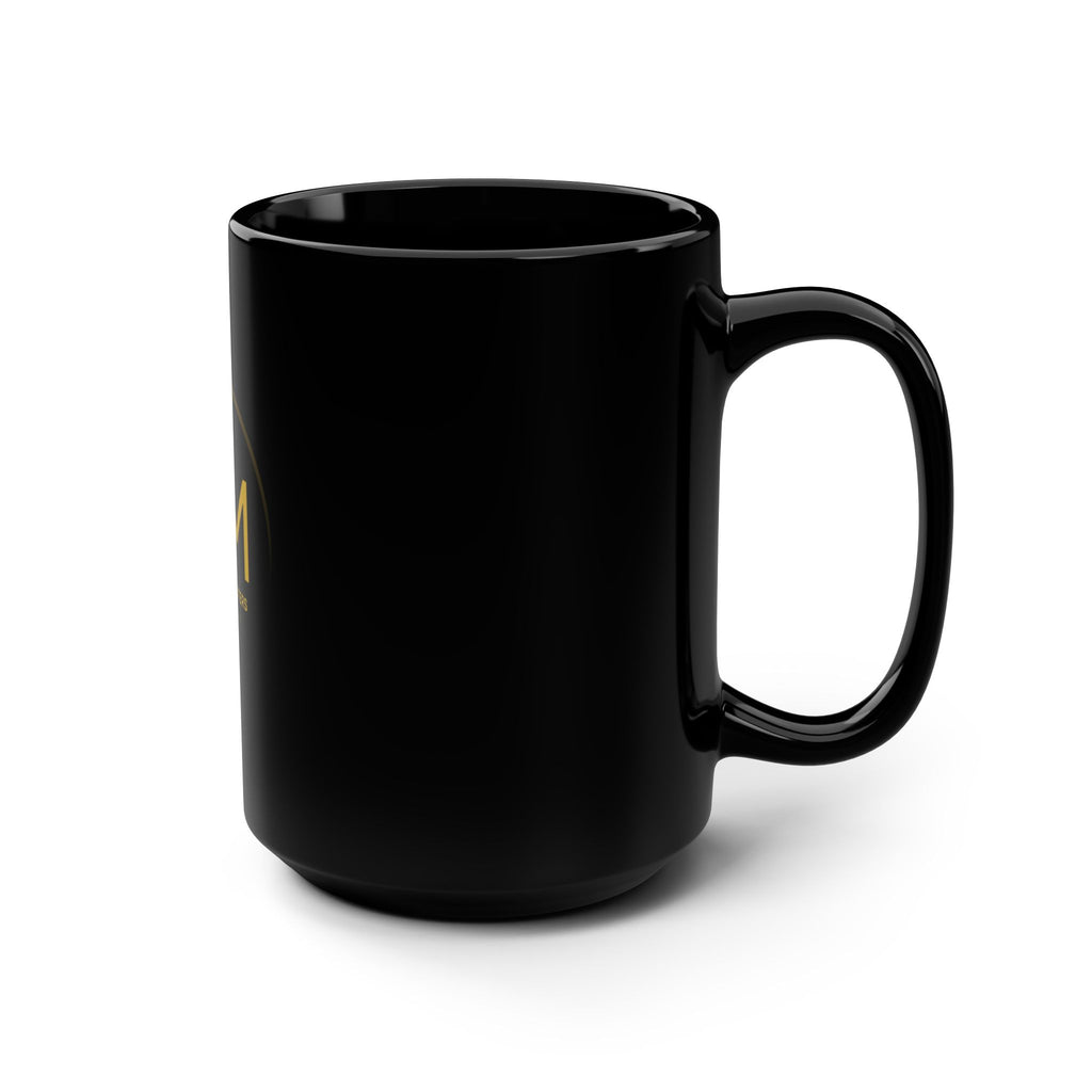 MM logo Black Mug, 15oz