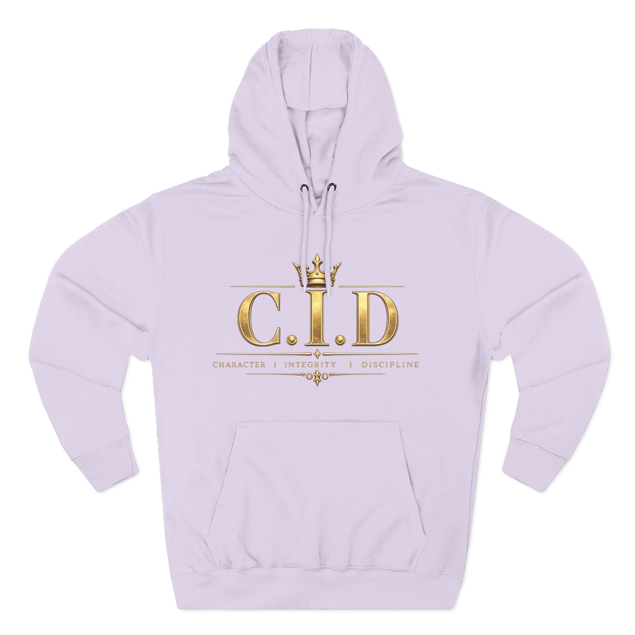 Gold text Unisex Heavyweight Hooded Sweatshirt