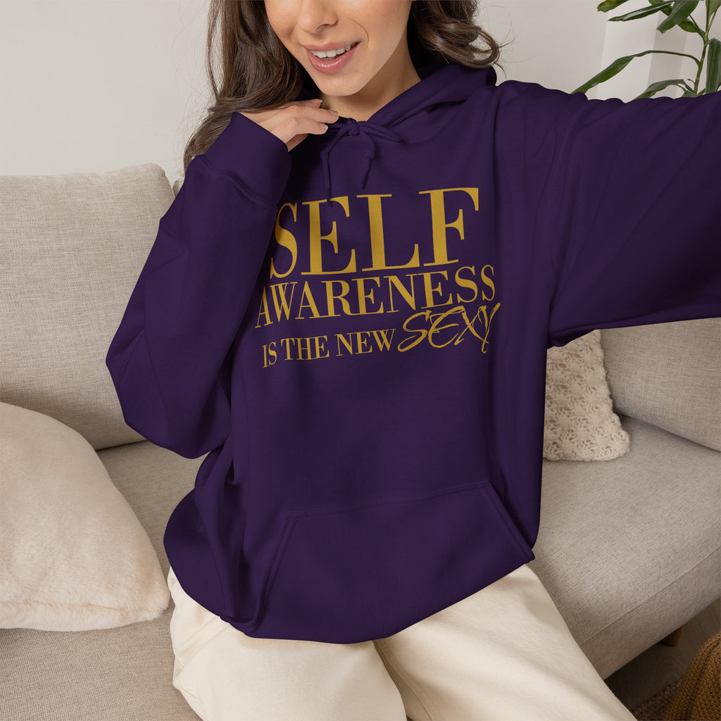 Self Awareness Is The New Sexy Hoodie — Motivational Graphic Sweatshirt