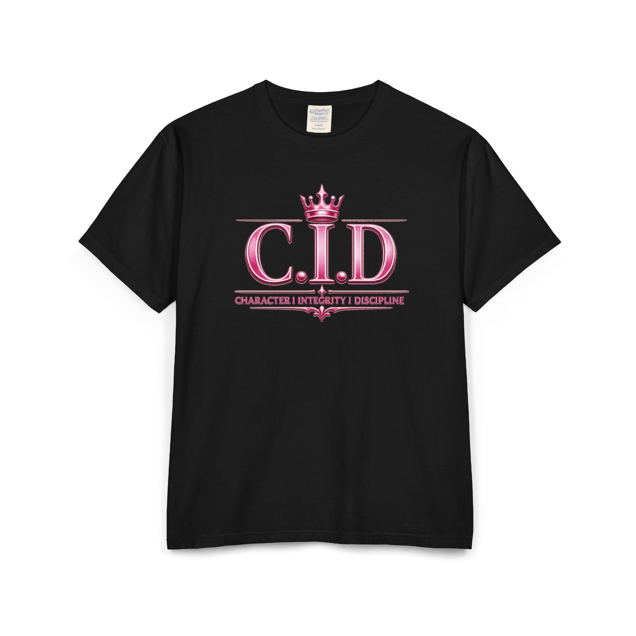 C.I.D Signature Tee | Pink Font