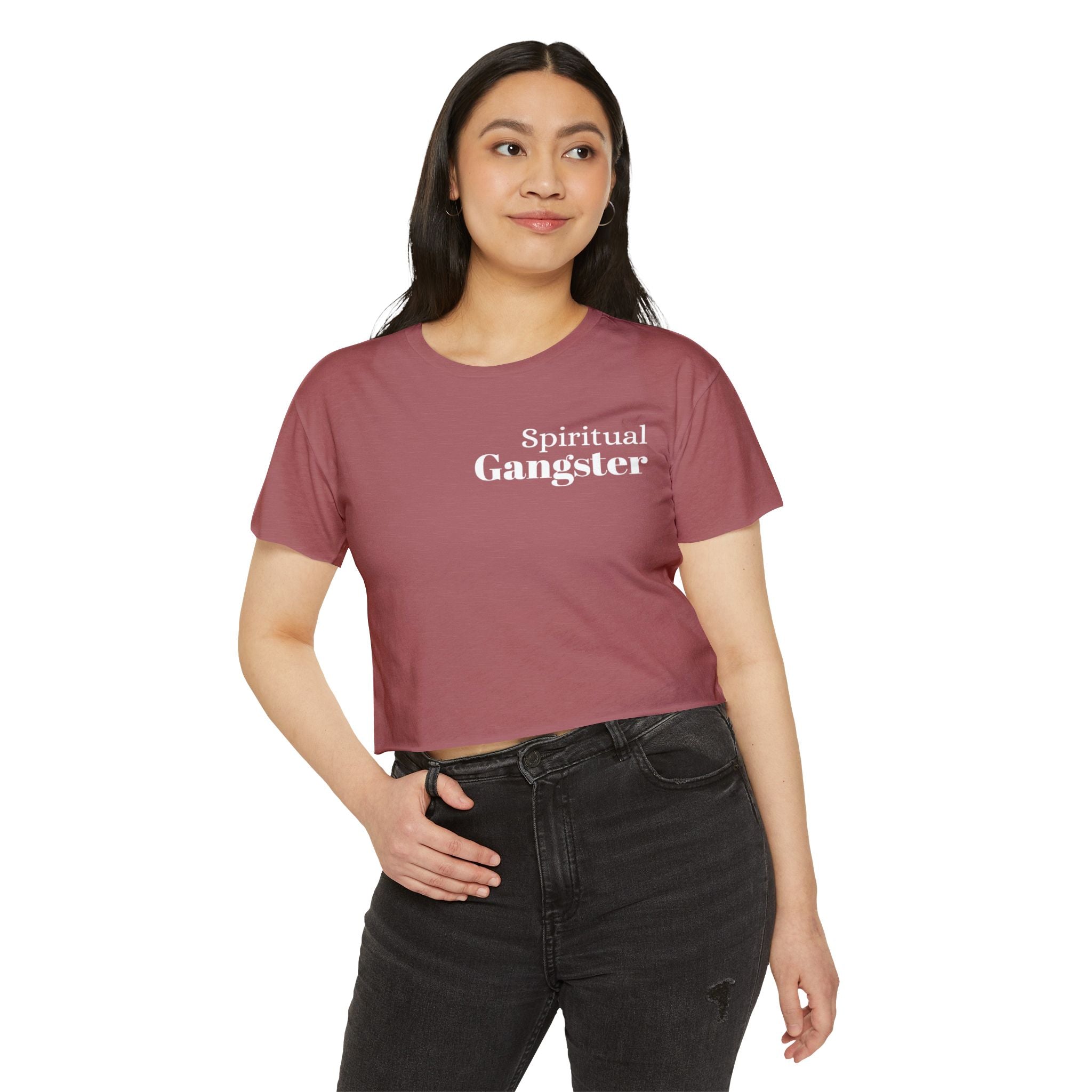 Spiritual Gangster Women's Festival Crop Top