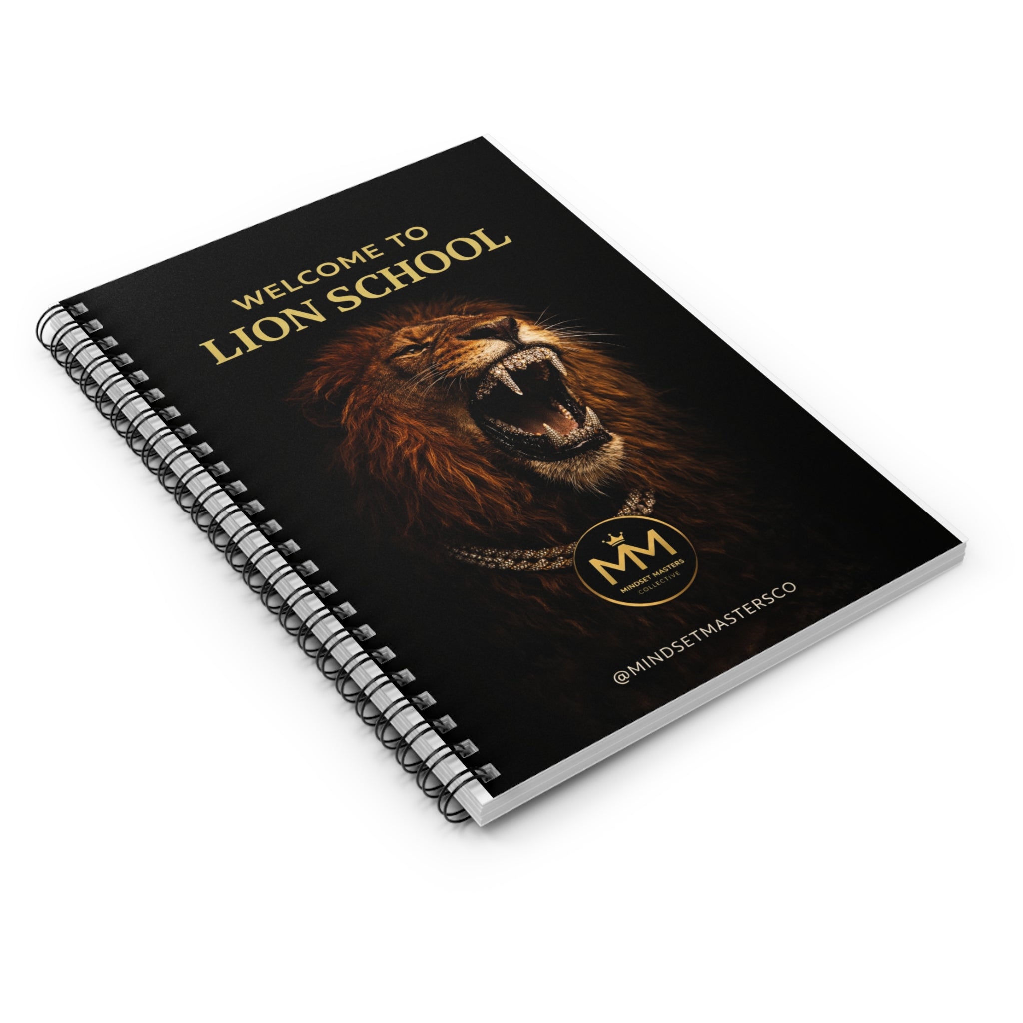 WELCOME TO LION SCHOOL | Spiral Notebook - Ruled Line