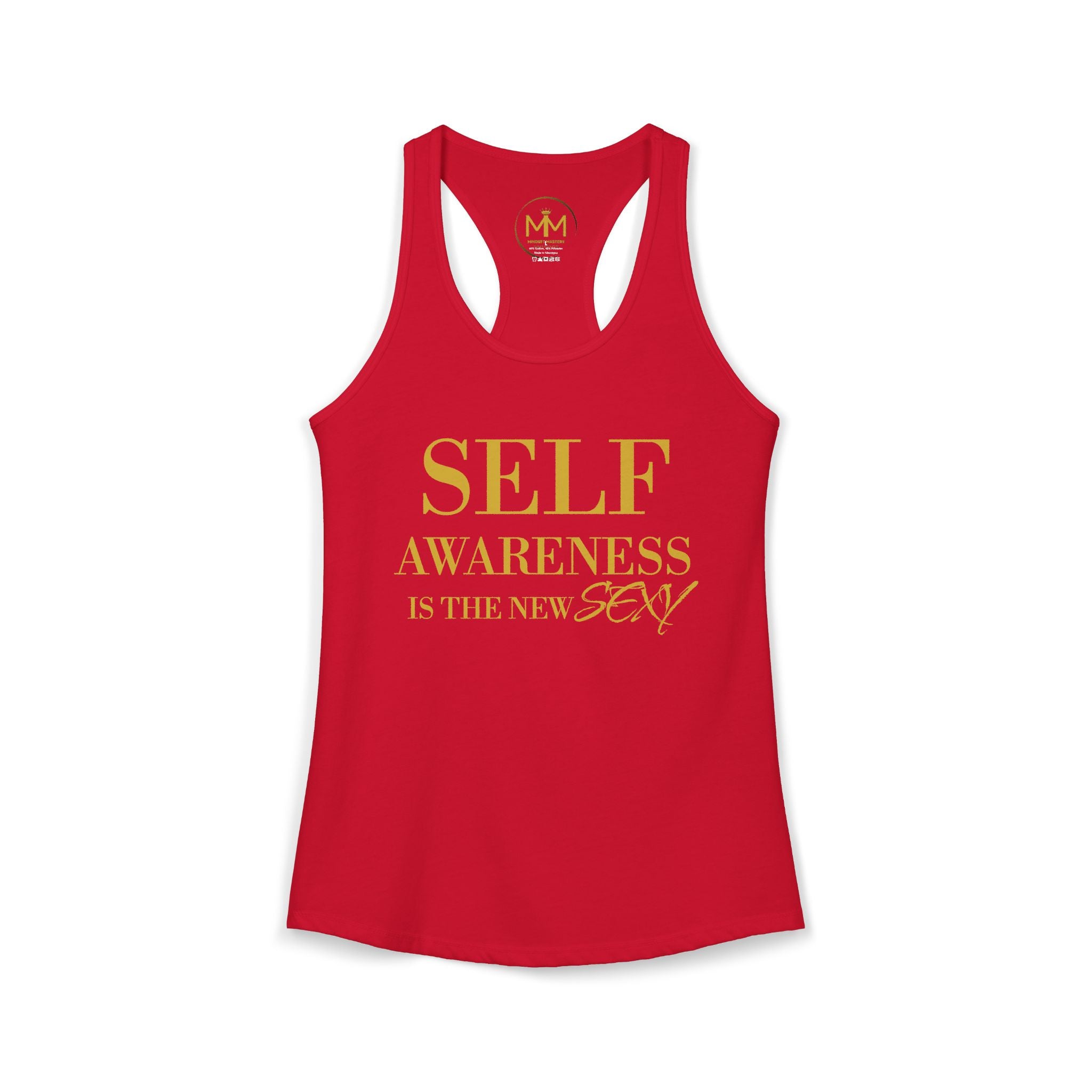 Mindset Master Podcast Racerback Tank — Women's Workout Tank