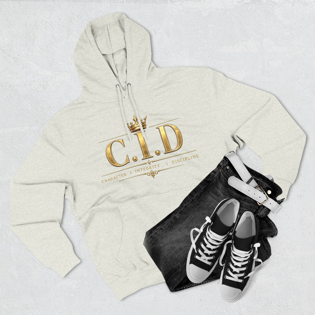 Gold text Unisex Heavyweight Hooded Sweatshirt
