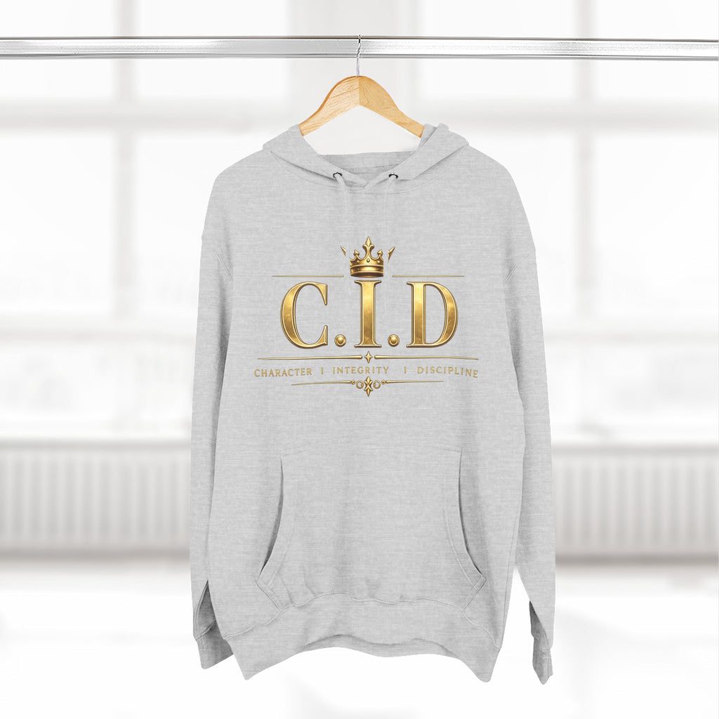 Gold text Unisex Heavyweight Hooded Sweatshirt