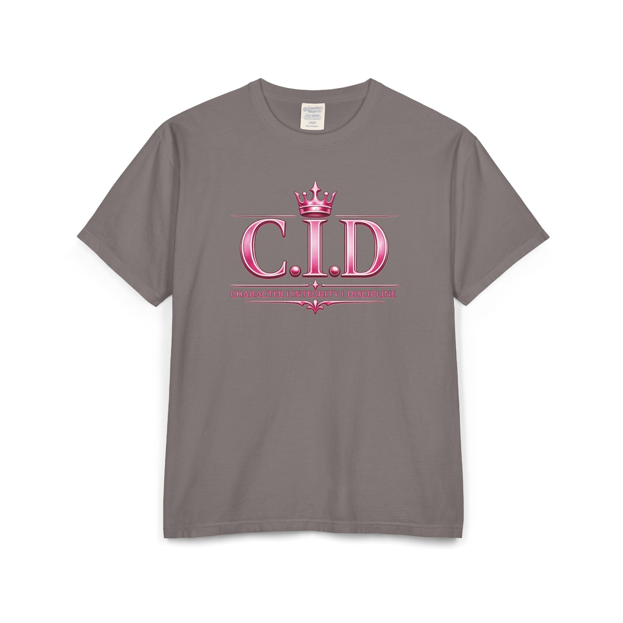 C.I.D Signature Tee | Pink Font