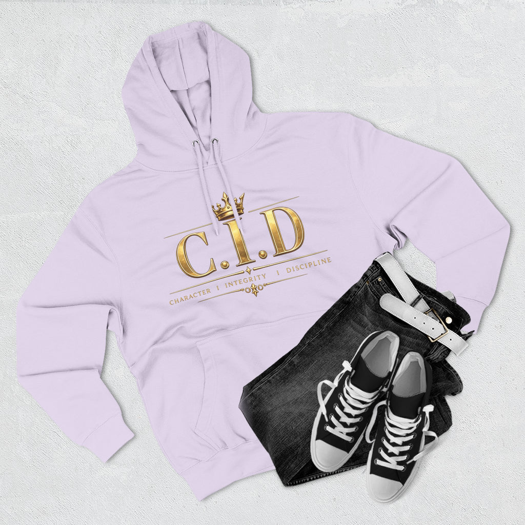 Gold text Unisex Heavyweight Hooded Sweatshirt