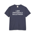 EMOTIONALLY BULLETPROOF Unisex ComfortWash® Garment-Dyed T-Shirt