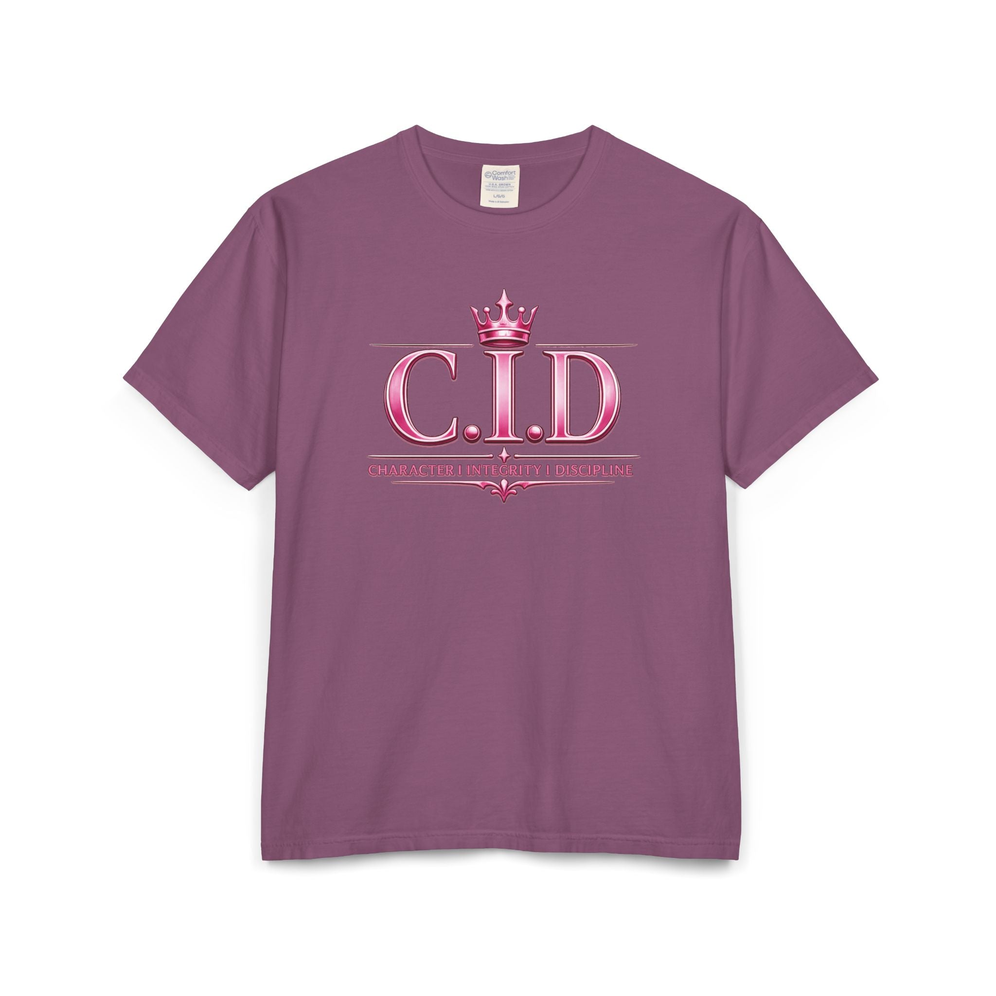 C.I.D Signature Tee | Pink Font