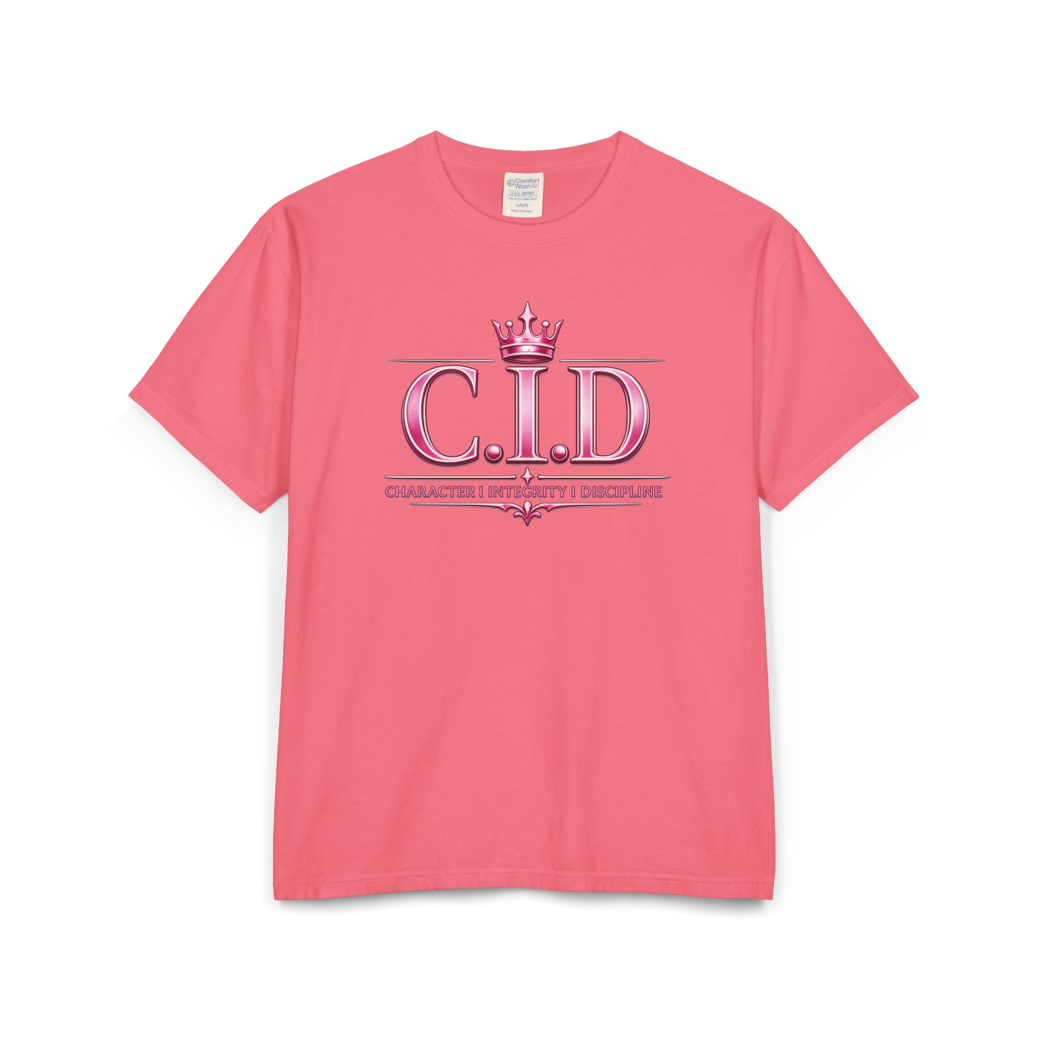C.I.D Signature Tee | Pink Font