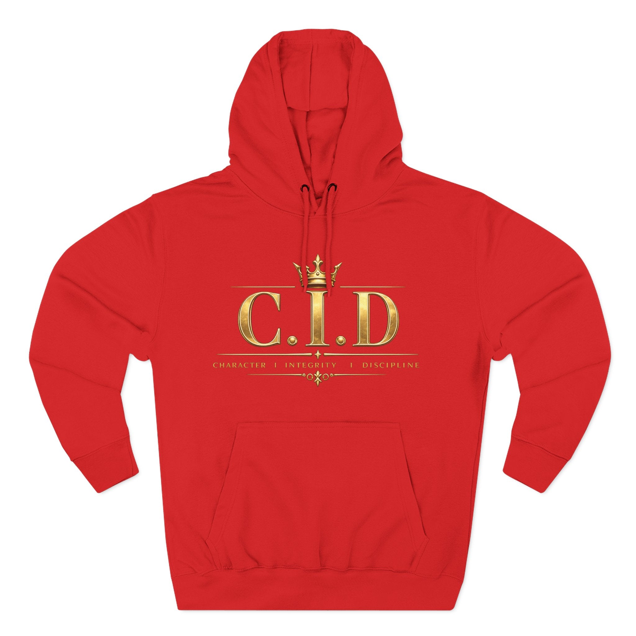 Gold text Unisex Heavyweight Hooded Sweatshirt