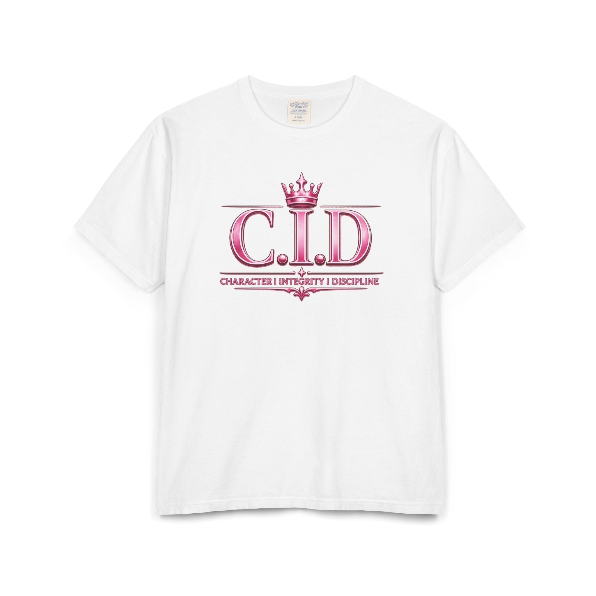 C.I.D Signature Tee | Pink Font