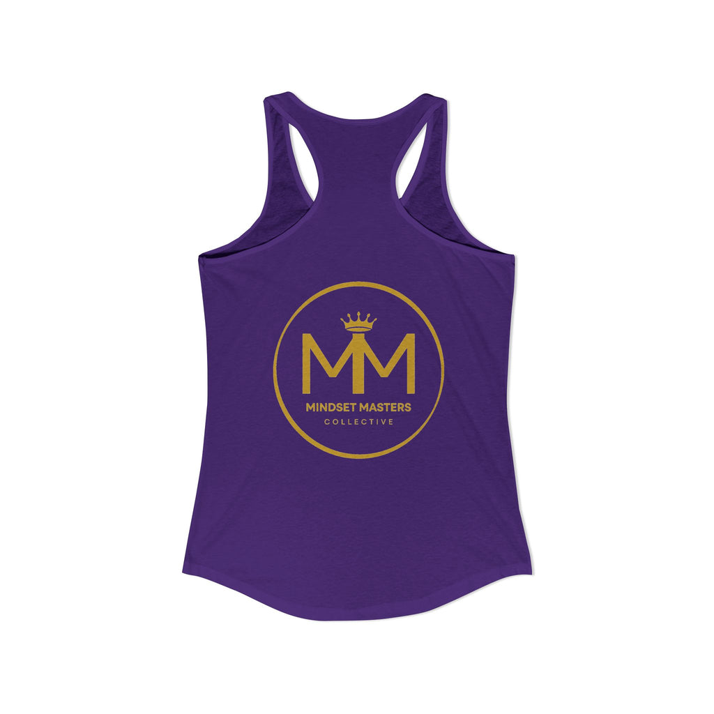 Mindset Master Podcast Racerback Tank — Women's Workout Tank