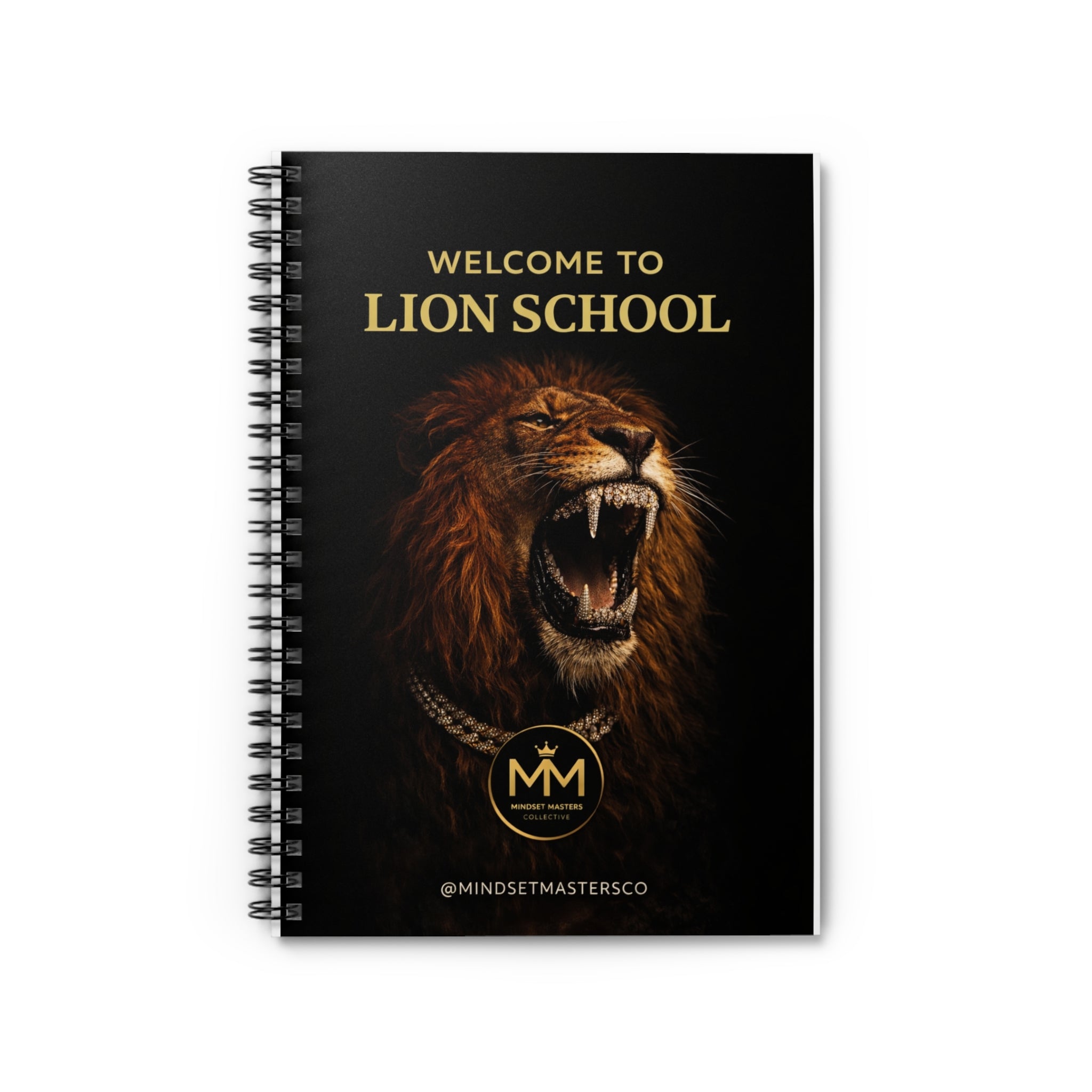 WELCOME TO LION SCHOOL | Spiral Notebook - Ruled Line