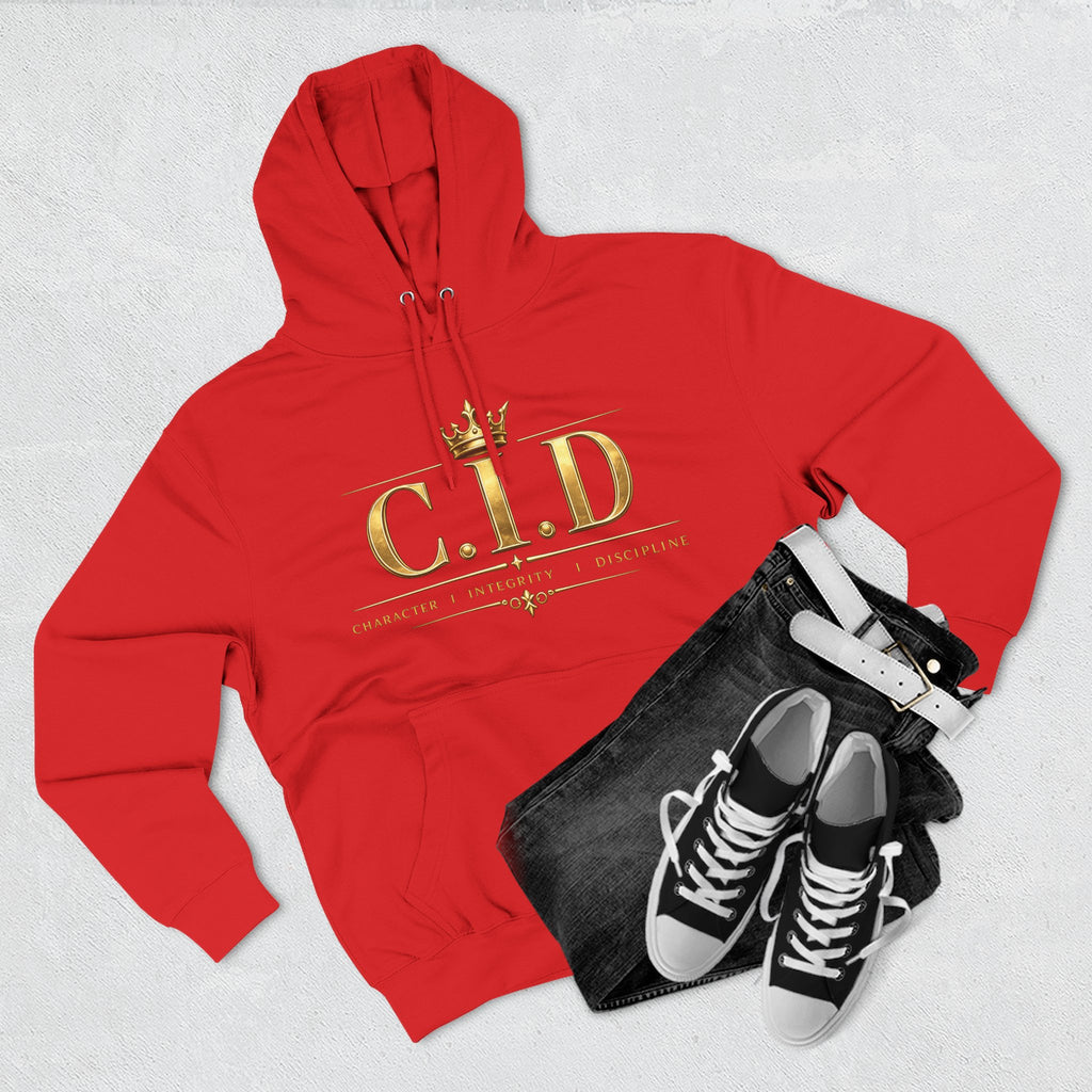 Gold text Unisex Heavyweight Hooded Sweatshirt