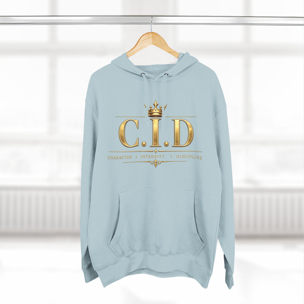Gold text Unisex Heavyweight Hooded Sweatshirt