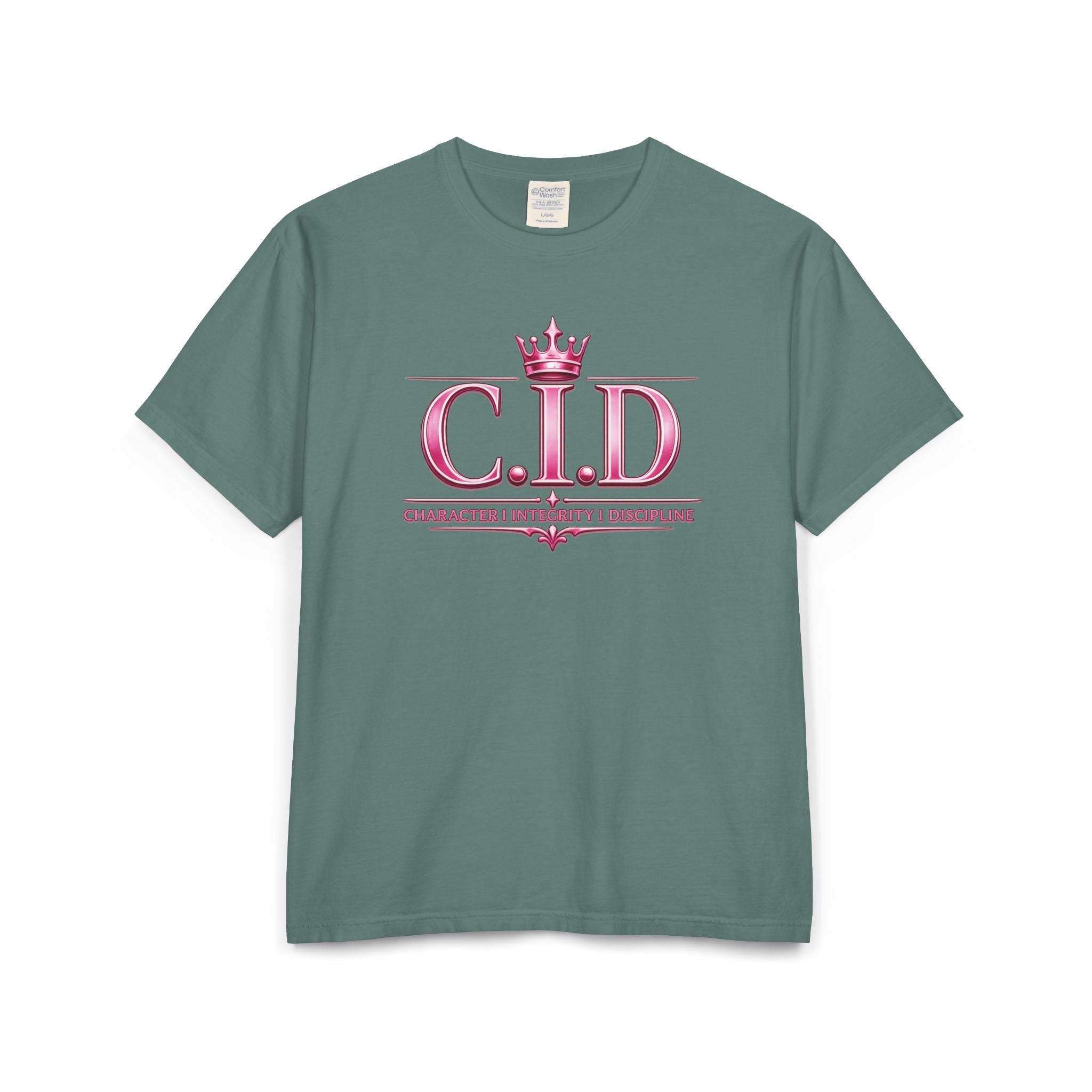 C.I.D Signature Tee | Pink Font