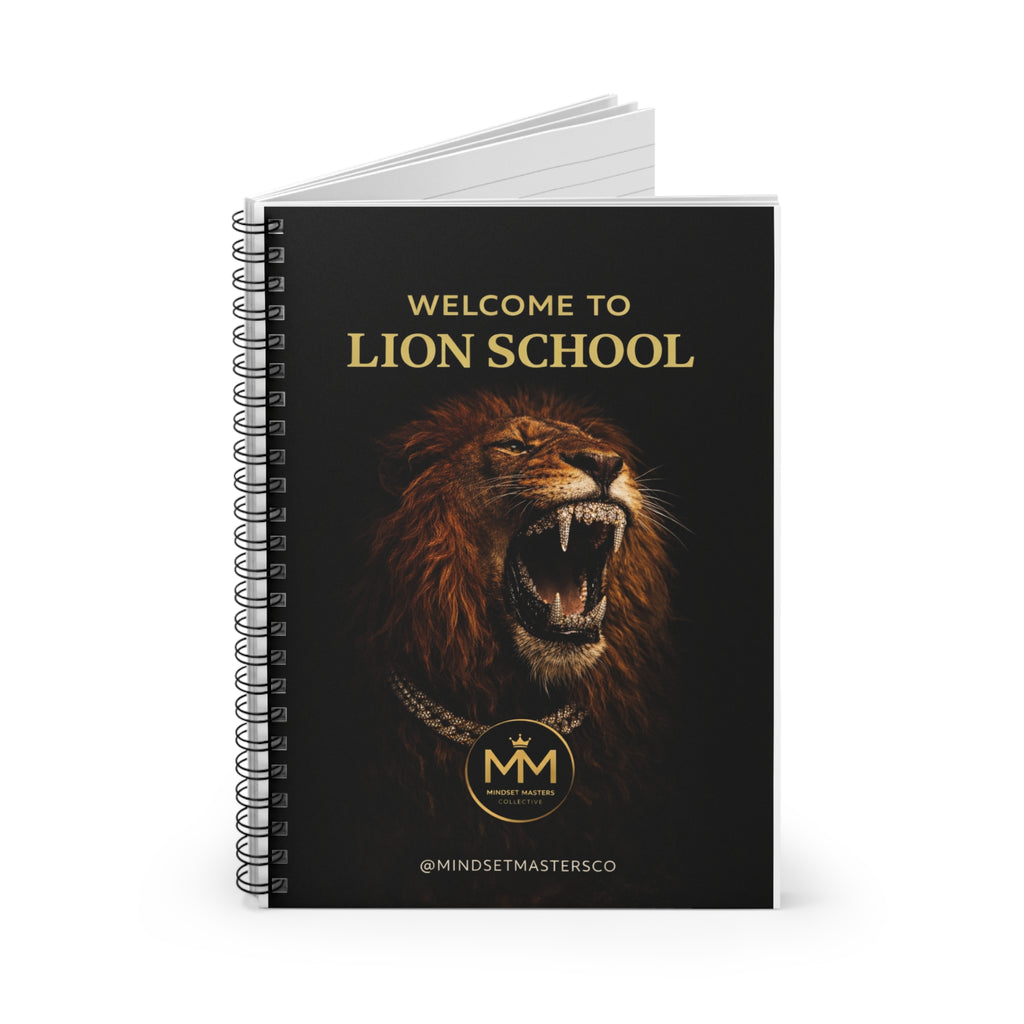 WELCOME TO LION SCHOOL | Spiral Notebook - Ruled Line