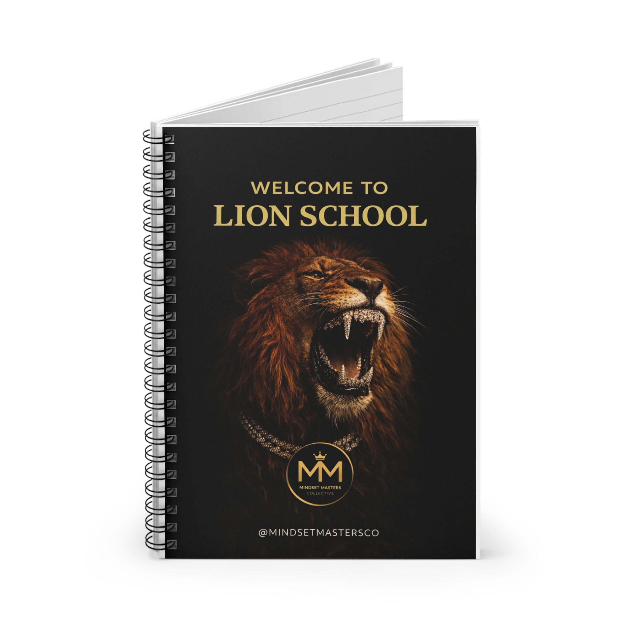 WELCOME TO LION SCHOOL | Spiral Notebook - Ruled Line
