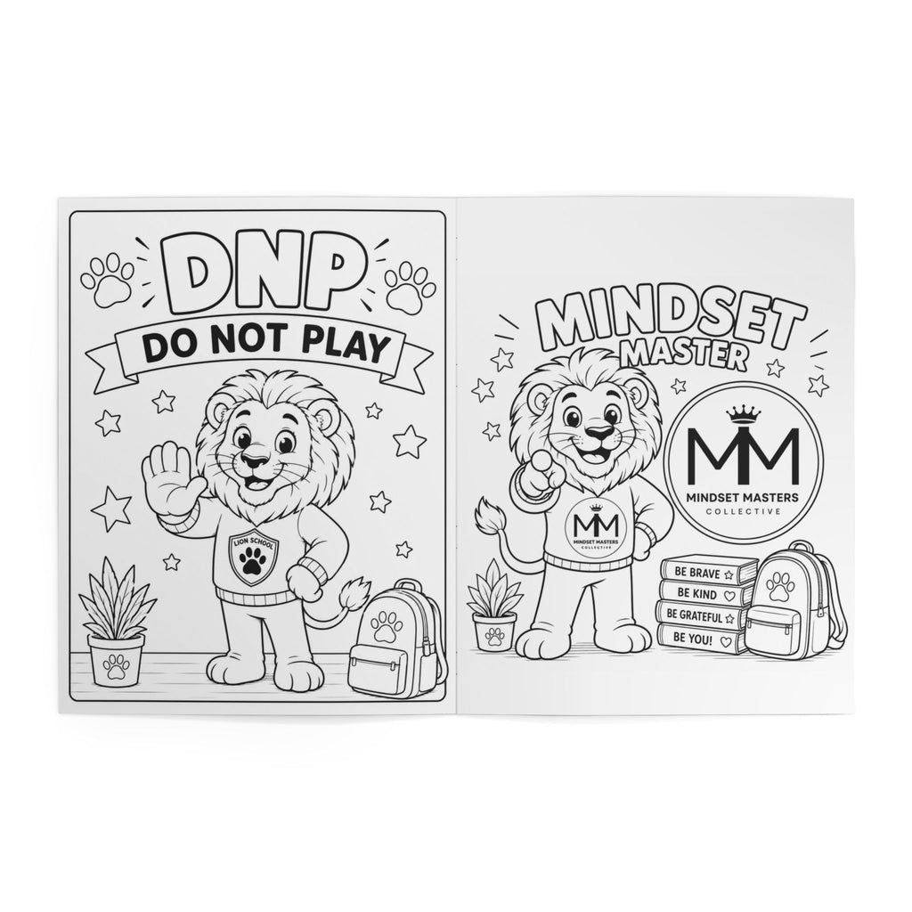 Mindset Masters Coloring Book for Kids — Positive Affirmations & Growth Mindset Activities