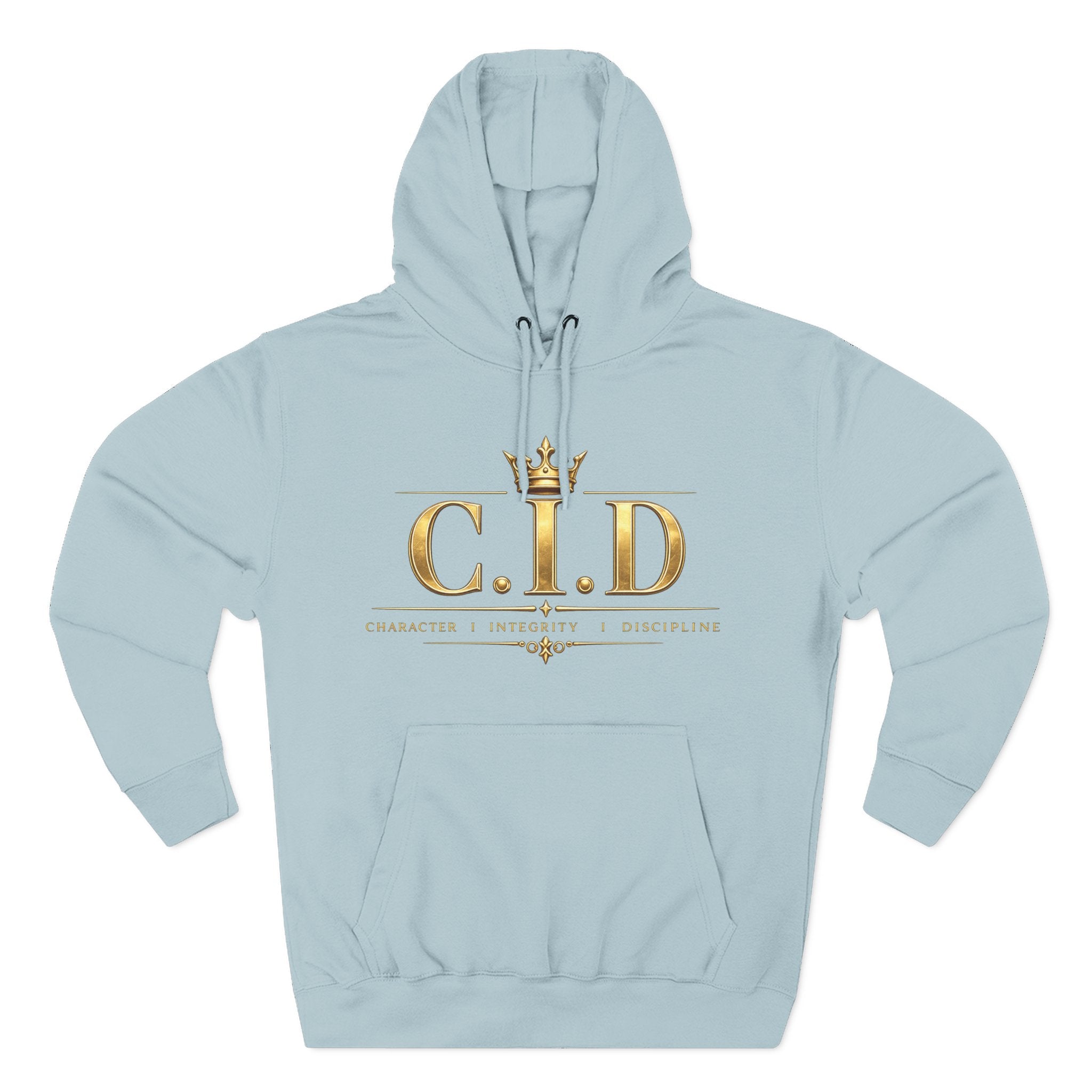 Gold text Unisex Heavyweight Hooded Sweatshirt