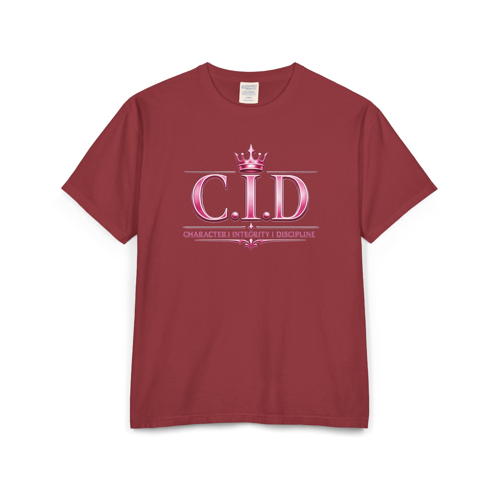 C.I.D Signature Tee | Pink Font