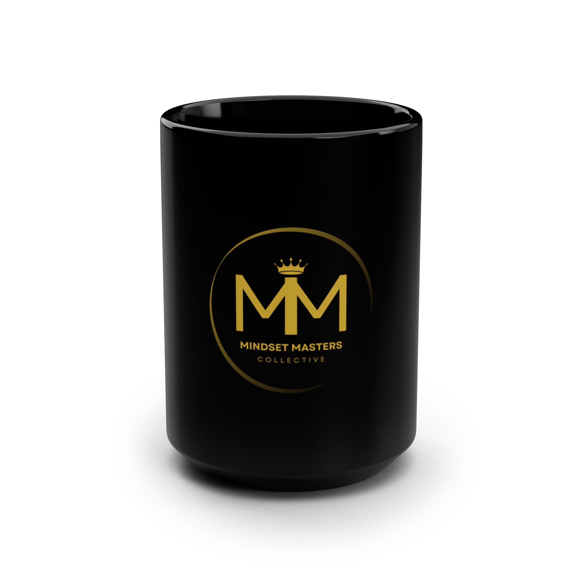 MM logo Black Mug, 15oz