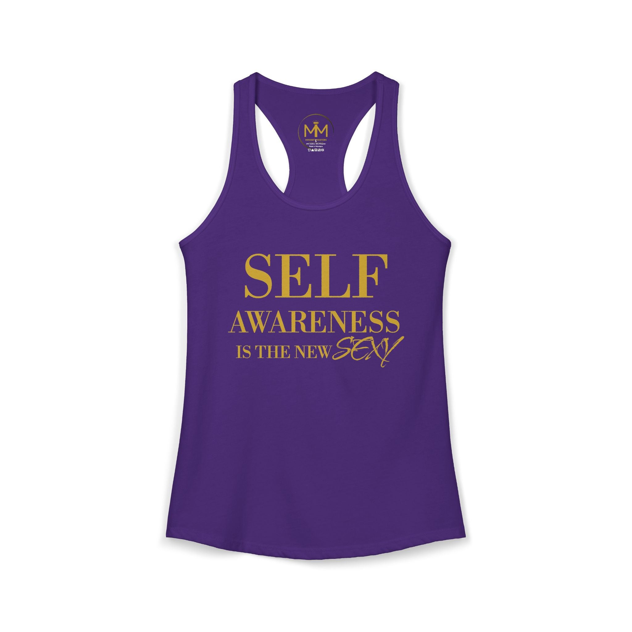 Mindset Master Podcast Racerback Tank — Women's Workout Tank