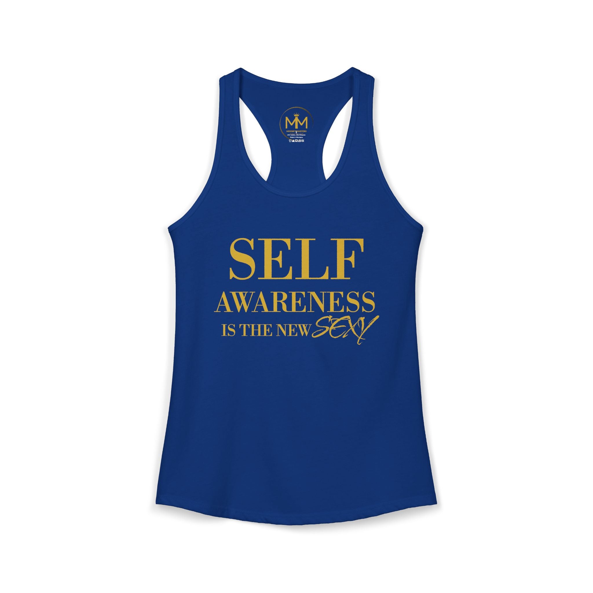 Mindset Master Podcast Racerback Tank — Women's Workout Tank