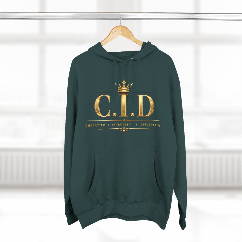 Gold text Unisex Heavyweight Hooded Sweatshirt