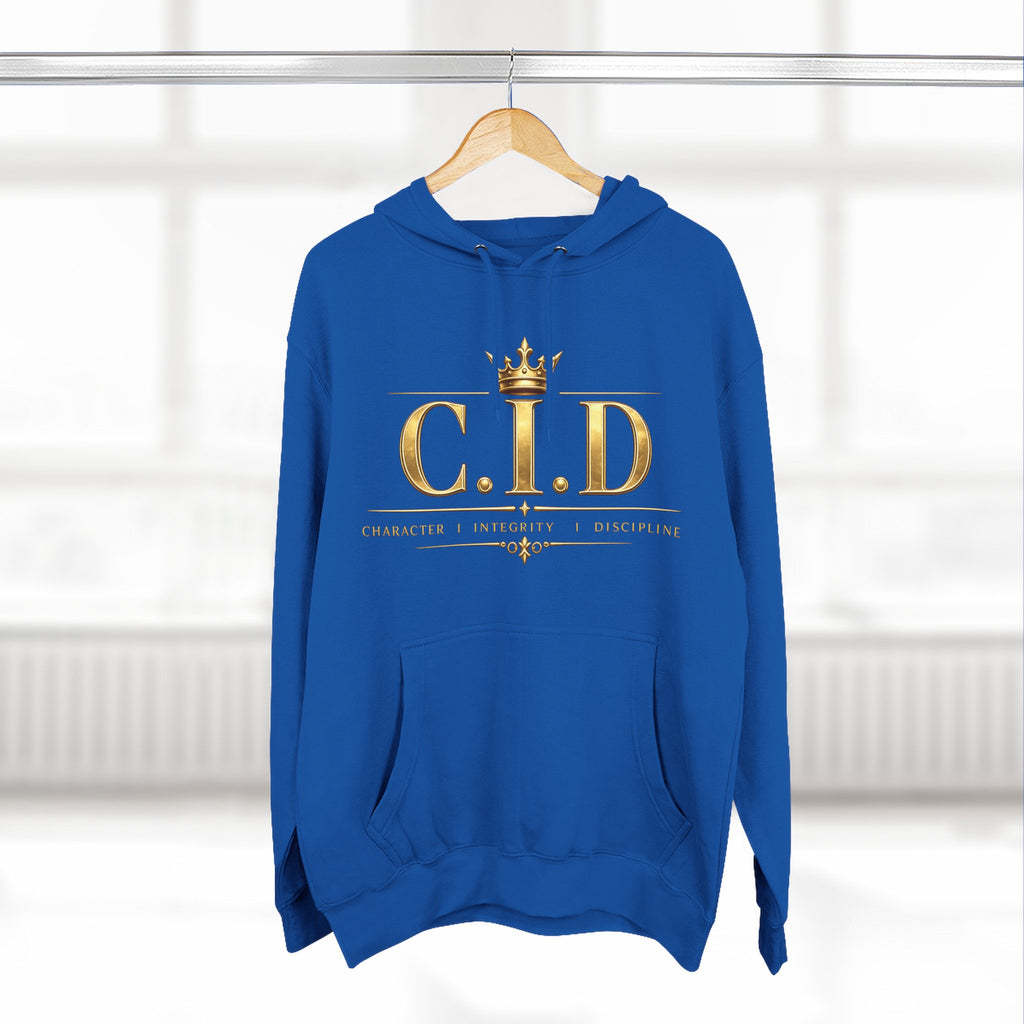 Gold text Unisex Heavyweight Hooded Sweatshirt