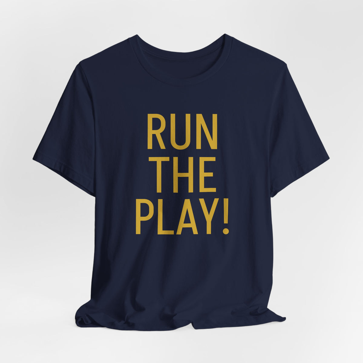 RUN THE PLAY! Jersey Short Sleeve Tee- ships globally