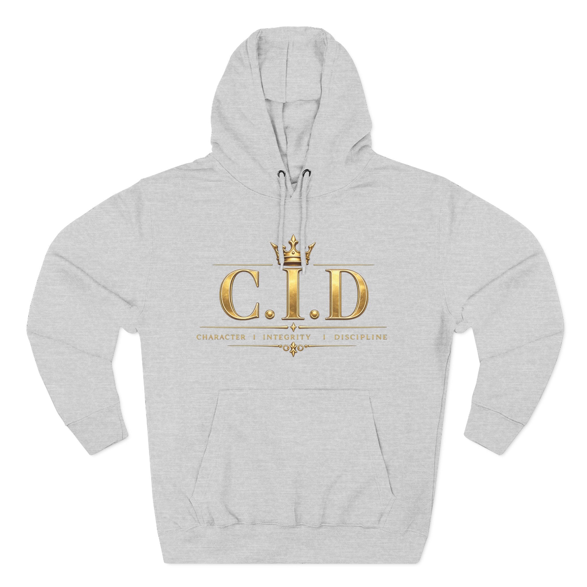 Gold text Unisex Heavyweight Hooded Sweatshirt
