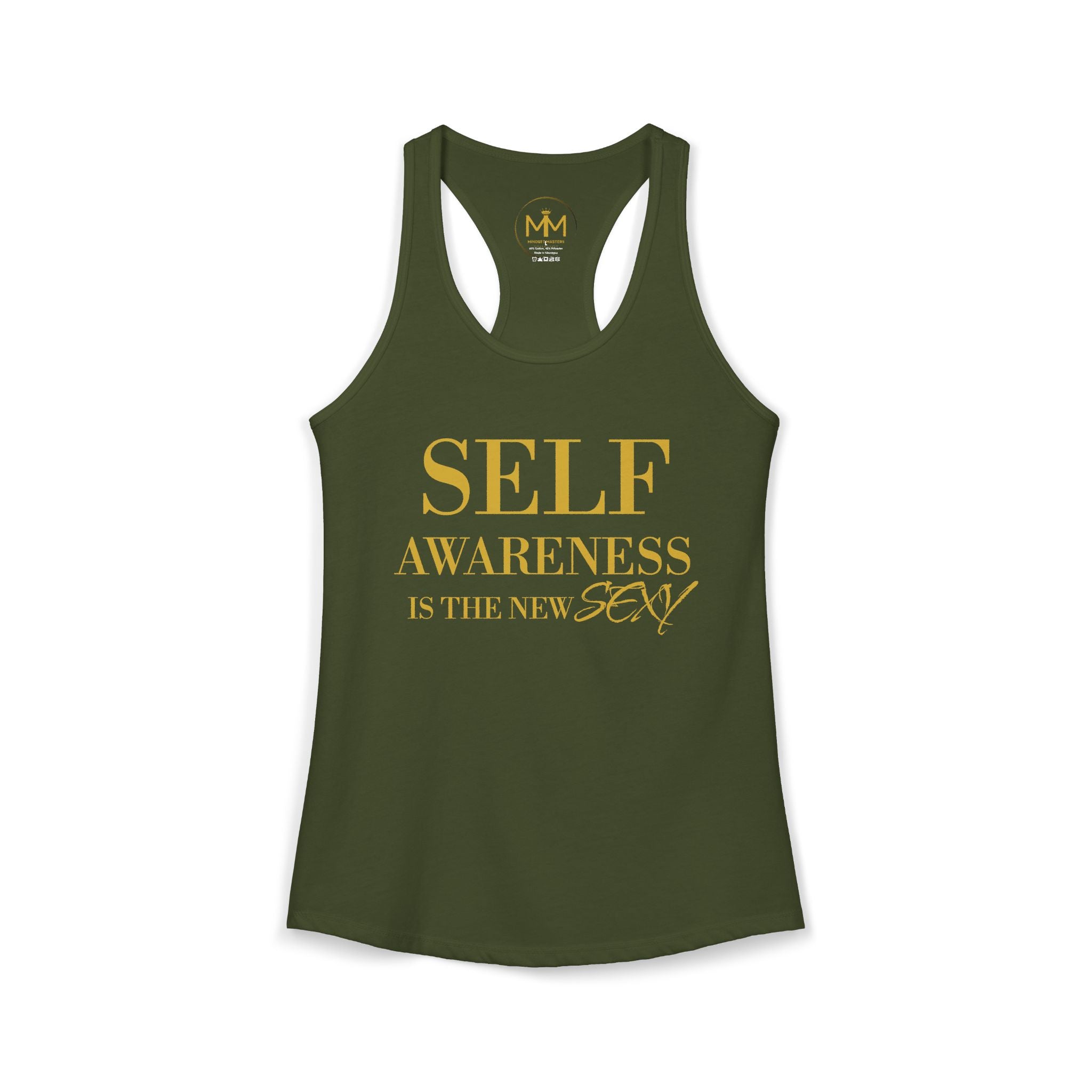 Mindset Master Podcast Racerback Tank — Women's Workout Tank