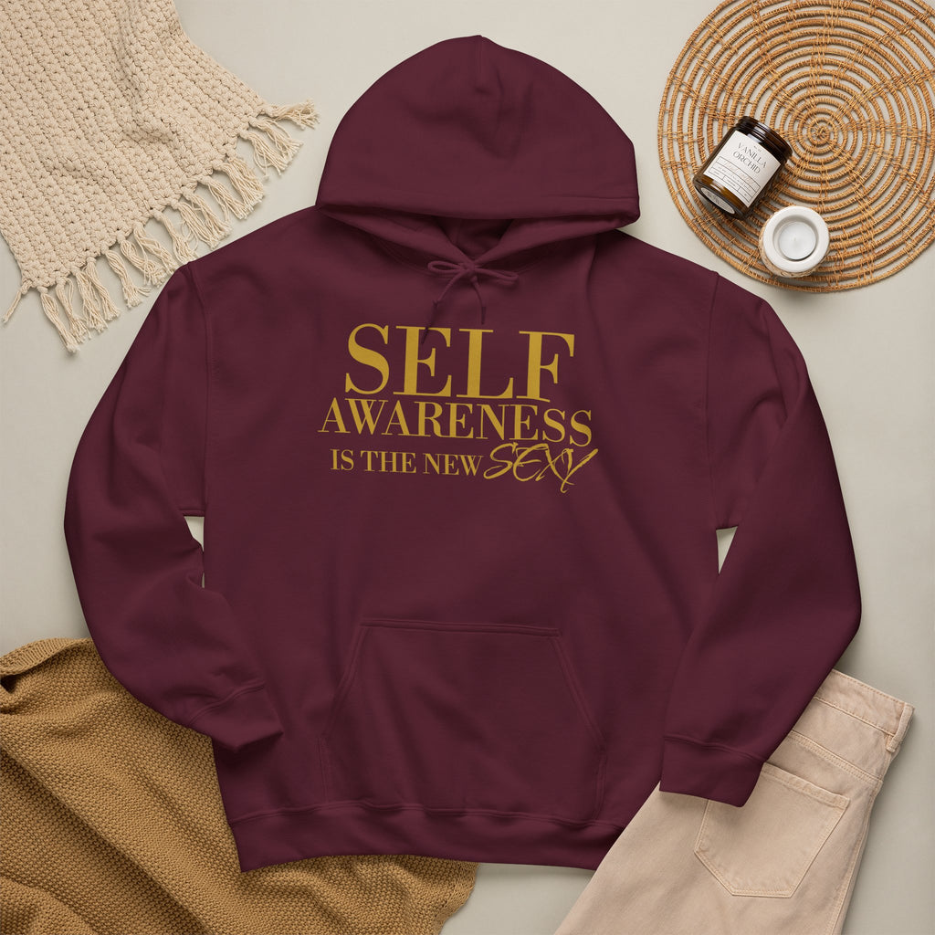 Self Awareness Is The New Sexy Hoodie — Motivational Graphic Sweatshirt