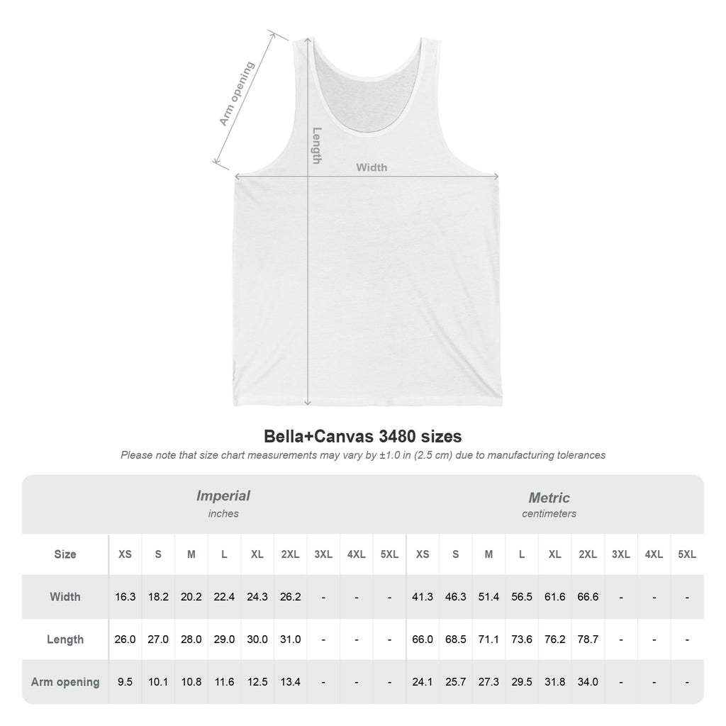 Men's Tank Top — Classic Jersey Sleeveless Shirt