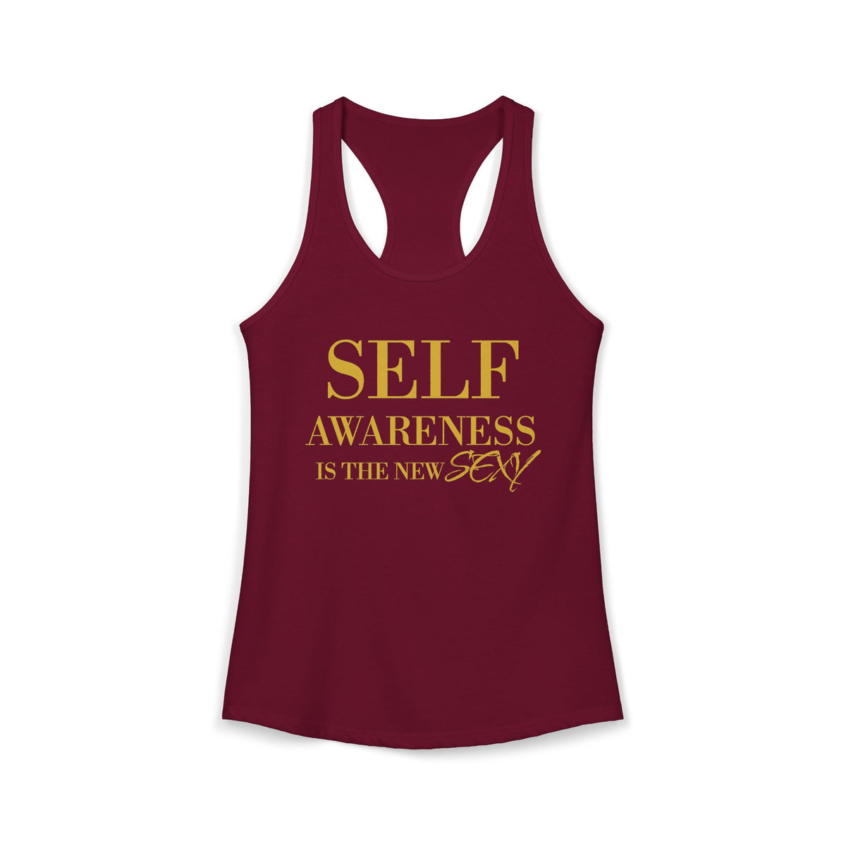 Mindset Master Podcast Racerback Tank — Women's Workout Tank