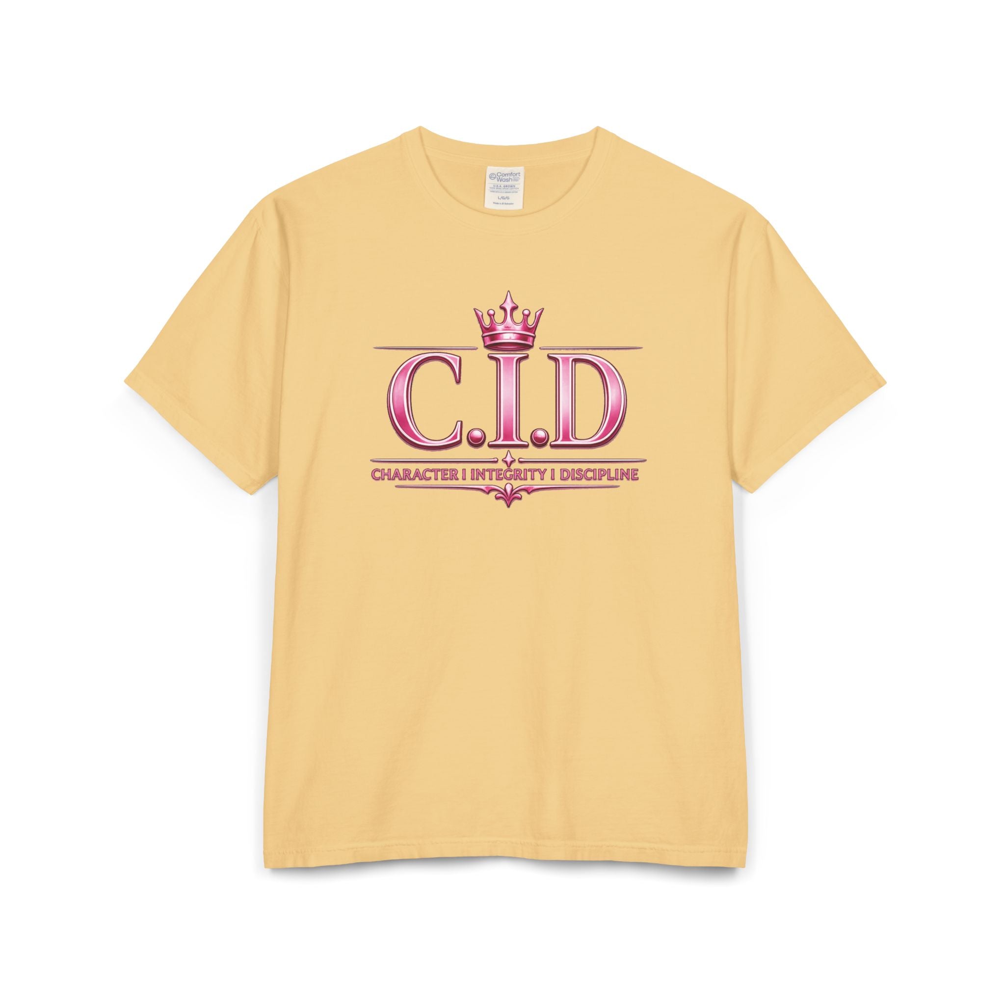 C.I.D Signature Tee | Pink Font