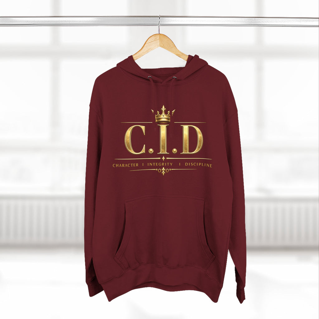 Gold text Unisex Heavyweight Hooded Sweatshirt