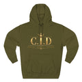 Gold text Unisex Heavyweight Hooded Sweatshirt