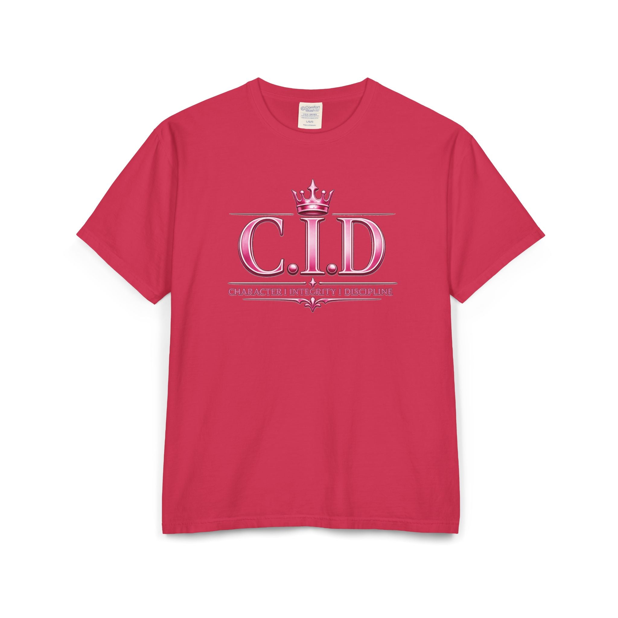 C.I.D Signature Tee | Pink Font